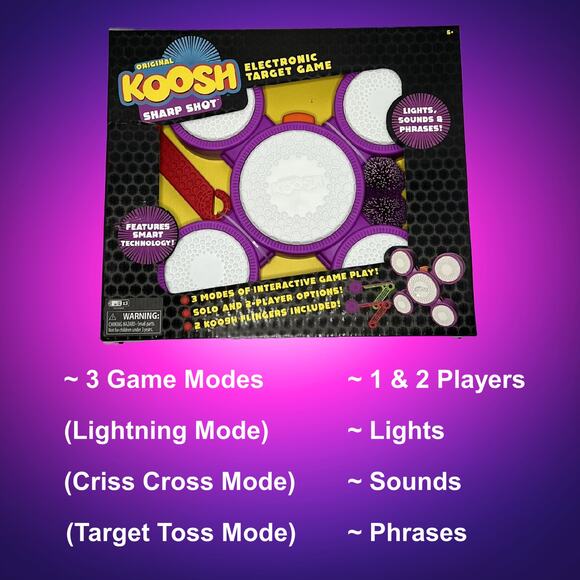 Koosh Sharp Shot Electronic Target Game - Picture 2 of 4